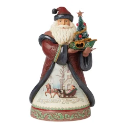 Clearance Enesco Gift Holiday Manor Santa Sled Fig
