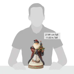 Clearance Enesco Gift Holiday Manor Santa Sled Fig