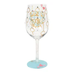 Flash Sale Enesco Gift I Said Yes Wine Glass