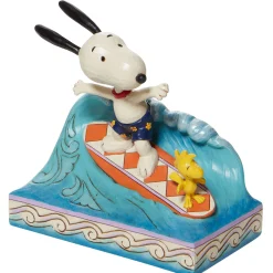 Hot Enesco Gift JSPEA Snoopy & Woodstock Surfi