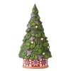 Fashion Enesco Gift LED Tree Star Pattern Base