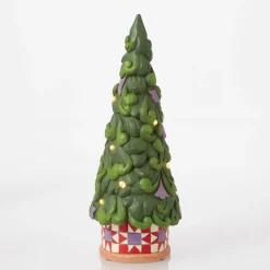 Fashion Enesco Gift LED Tree Star Pattern Base