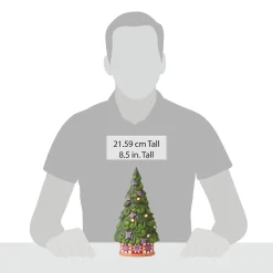Fashion Enesco Gift LED Tree Star Pattern Base