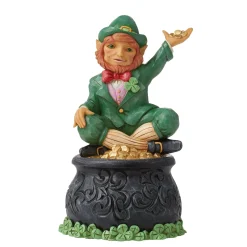 Fashion Enesco Gift Leprechaun On Pot of Gold