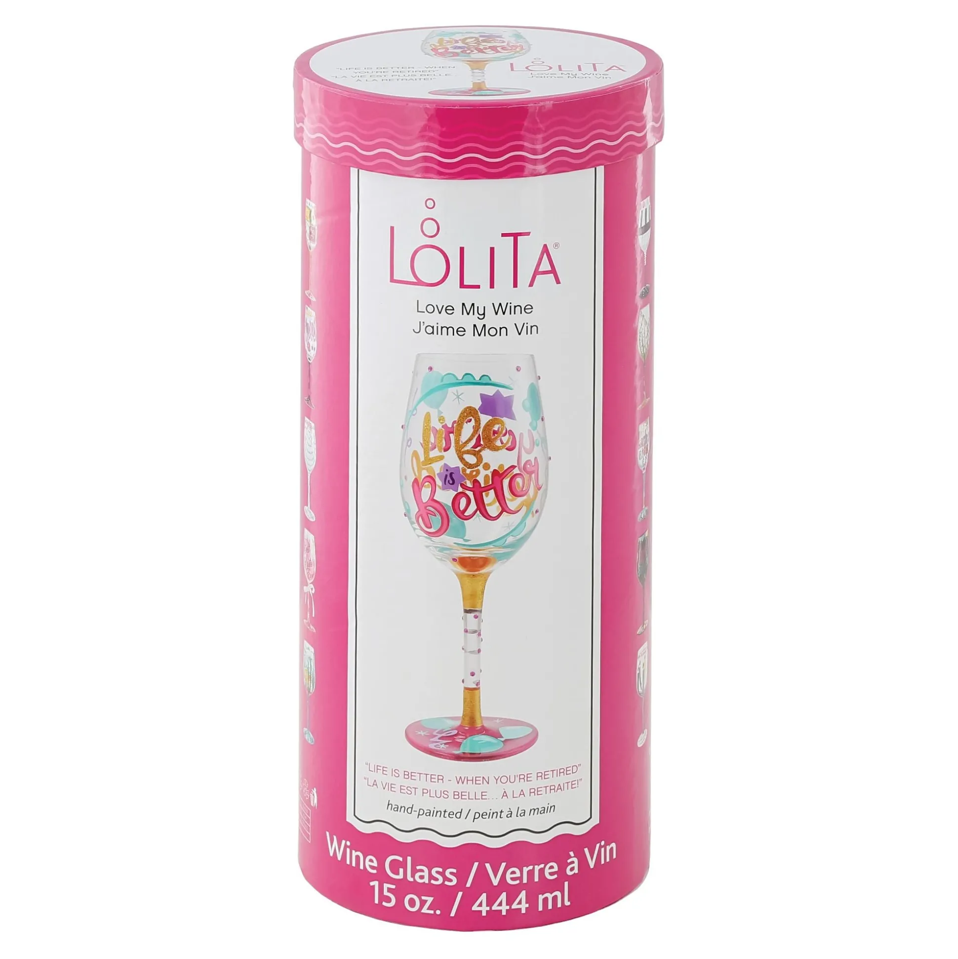 Cheap Enesco Gift Life When Retired Wine Glass
