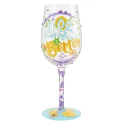 Best Sale Enesco Gift Life with Friends Wine Glass