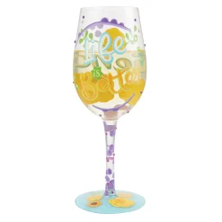 Best Sale Enesco Gift Life with Friends Wine Glass