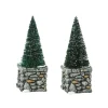 Store Department 56 Limestone Topiaries