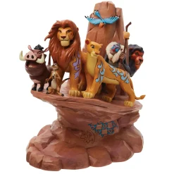 Cheap Enesco Gift Lion King Carved in Stone