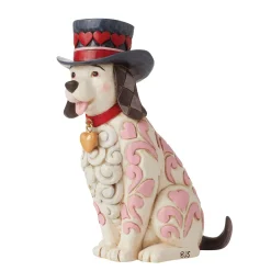 Shop Enesco Gift Love Themed Dog with Top Hat