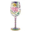 Shop Enesco Gift Mardi Gras Wine Glass