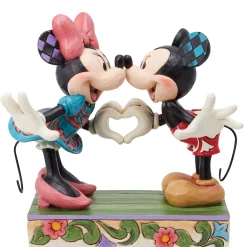 Hot Enesco Gift Mickey & Minnie w/ Heart Hands
