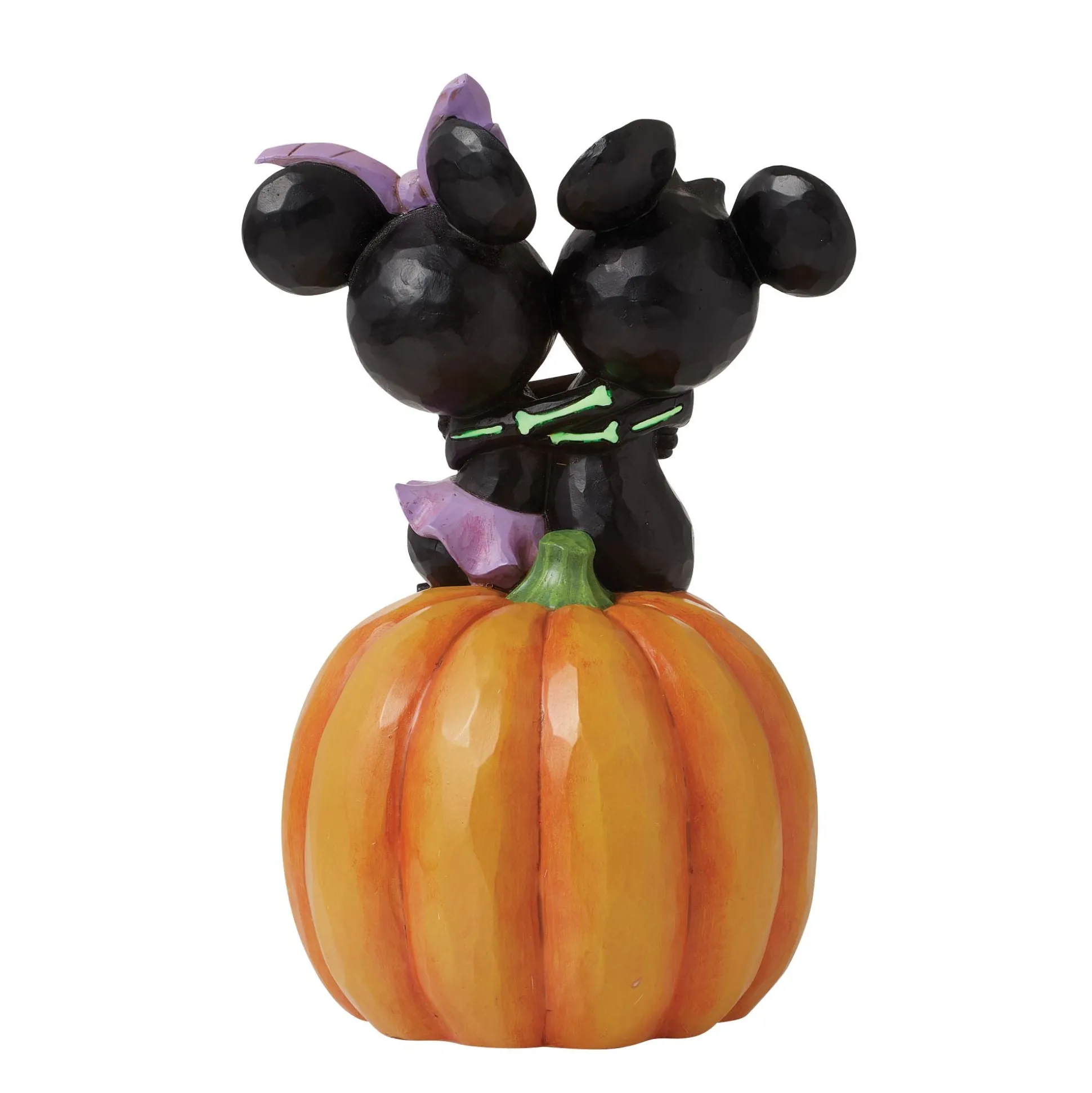 Shop Enesco Gift Mickey&Minnie Scared Skeletons