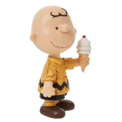 Clearance Enesco Gift Mini Charlie Brown with Ice Cr