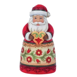 Sale Enesco Gift Mini Santa Holding Heart