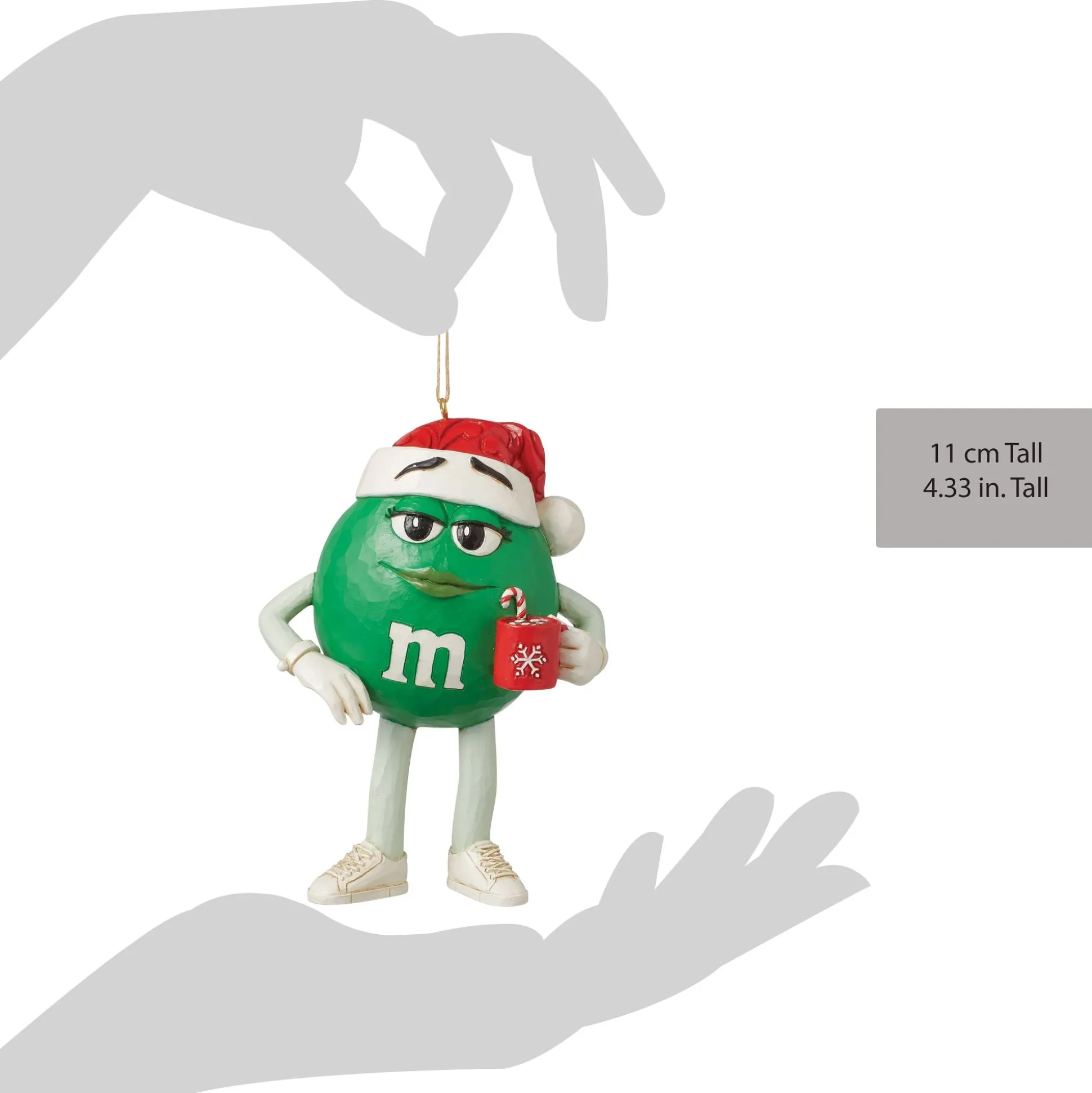 Store Enesco Gift M&M'S Green Charact in Hat H/O