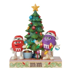 Cheap Enesco Gift M&M'S Purple/Red Charact Tree