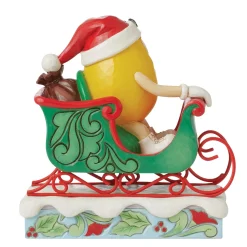 Cheap Enesco Gift M&M'S Yellow Charact in Sleigh