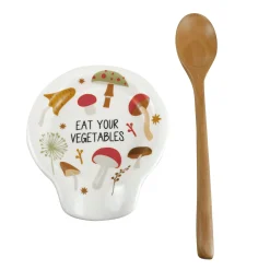 Cheap Enesco Gift Mushroom Spoonest w Spoon Set