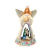 Cheap Enesco Gift Nativity Angel LED Open Scene