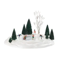Store Department 56 New Animated Skating Pond