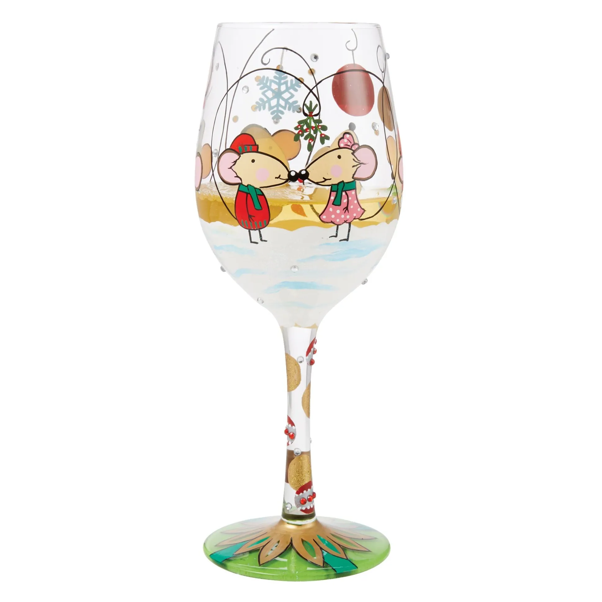 New Enesco Gift Not Even a Mouse Wine Glass