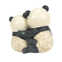 Best Enesco Gift Panda Couple With Heart Fig