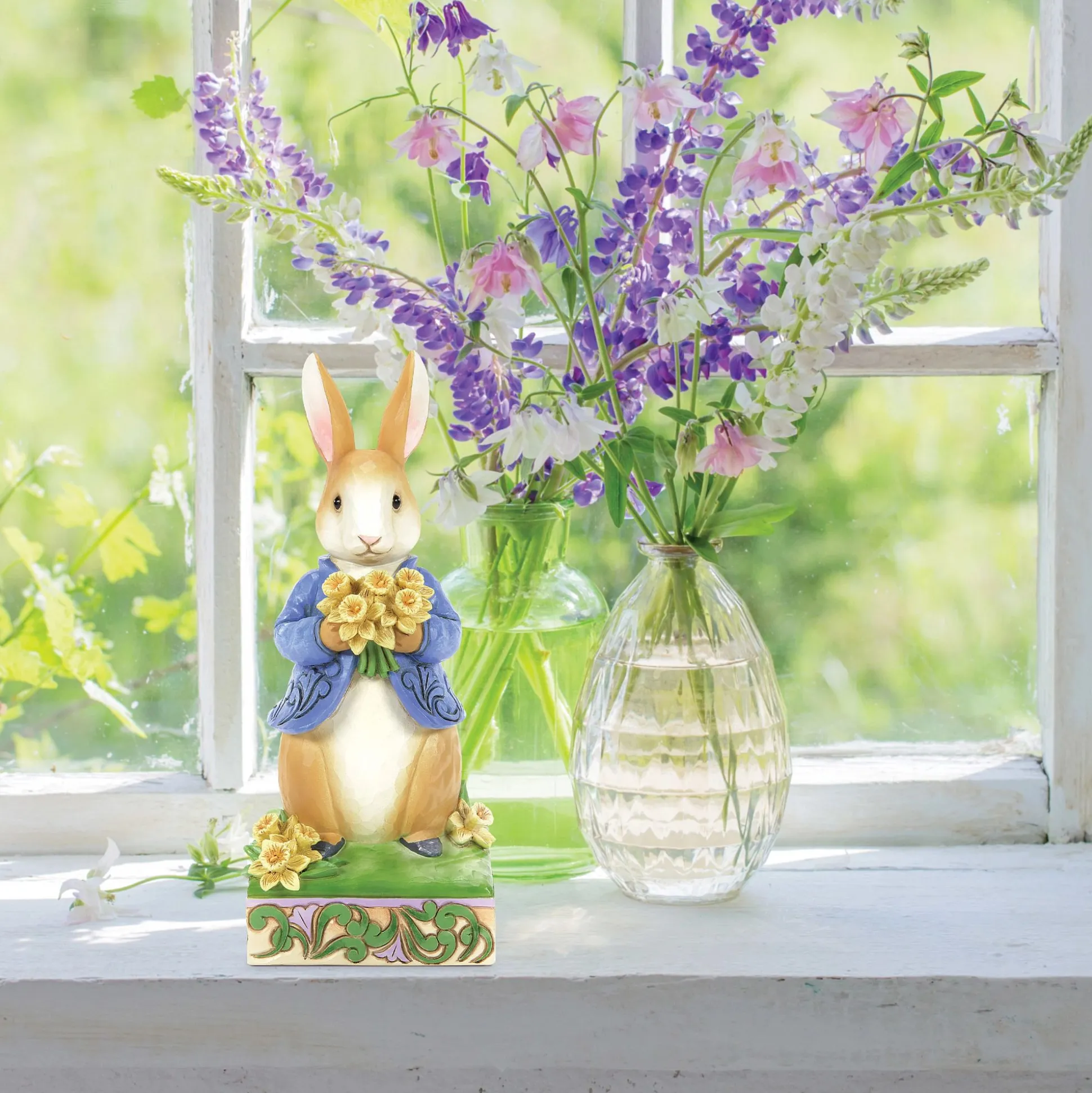 Store Enesco Gift Peter Rabbit with Daffodils