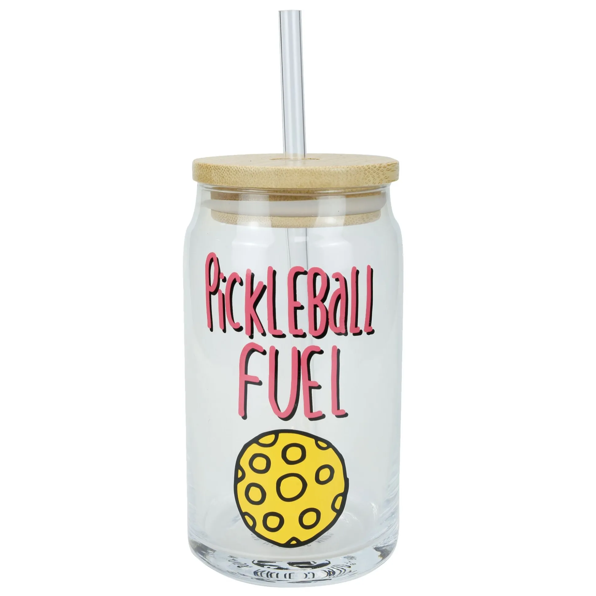 Best Enesco Gift PickleBall Latte Glass w Lid
