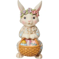 New Enesco Gift Pint Bunny with Floral Crown