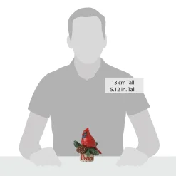 Clearance Enesco Gift Pint Cardinal with Peace Fig