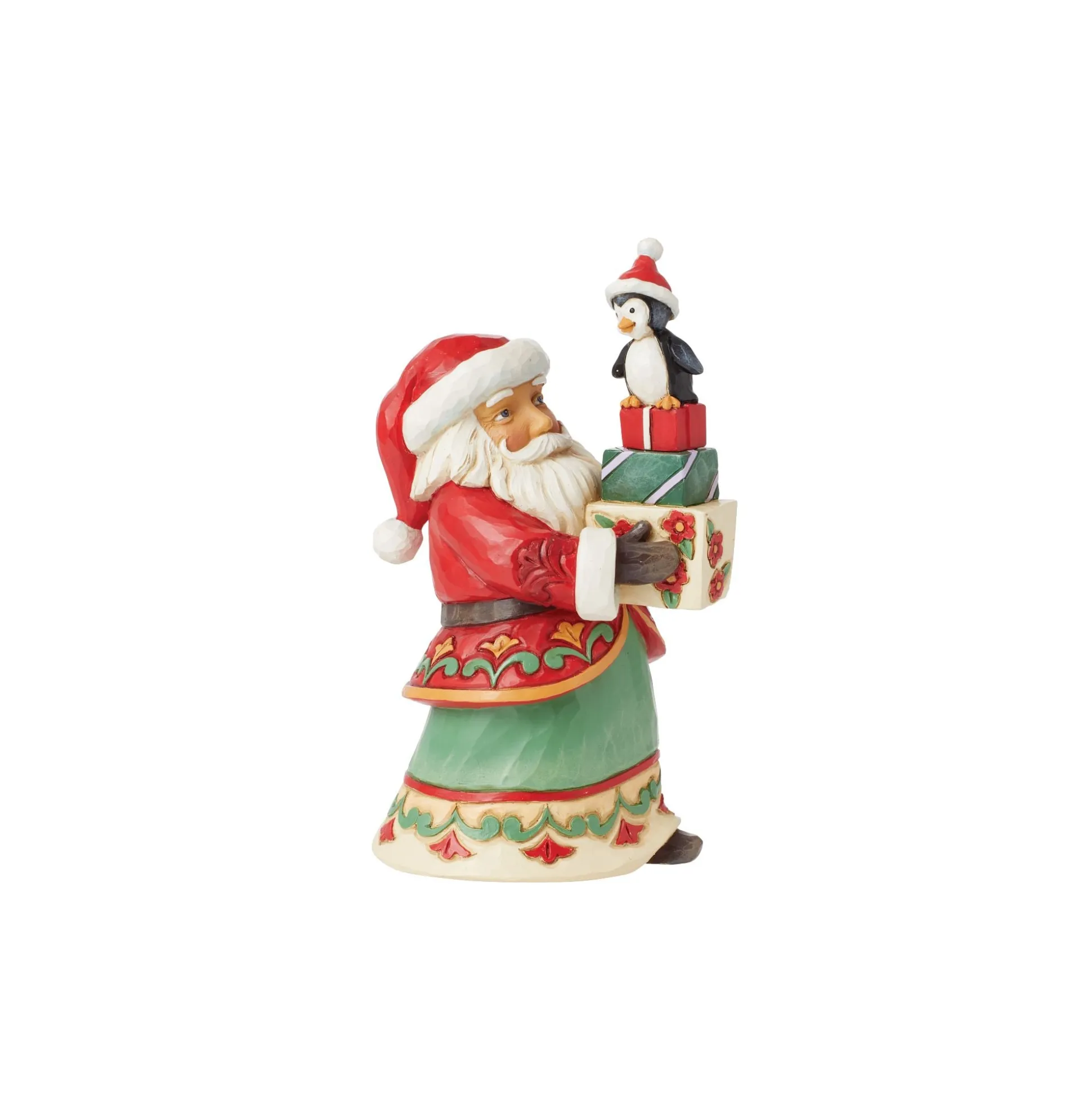 Sale Enesco Gift Pint Santa with Presents Fig