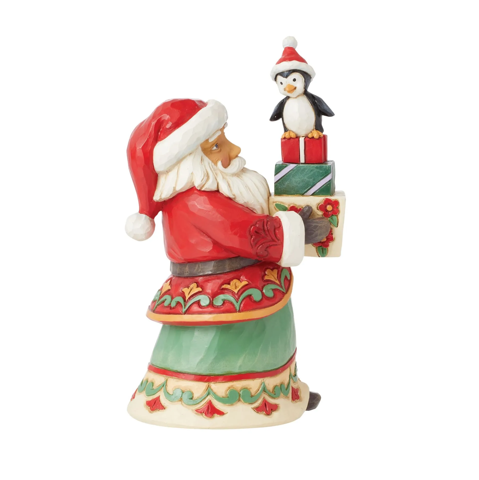 Sale Enesco Gift Pint Santa with Presents Fig