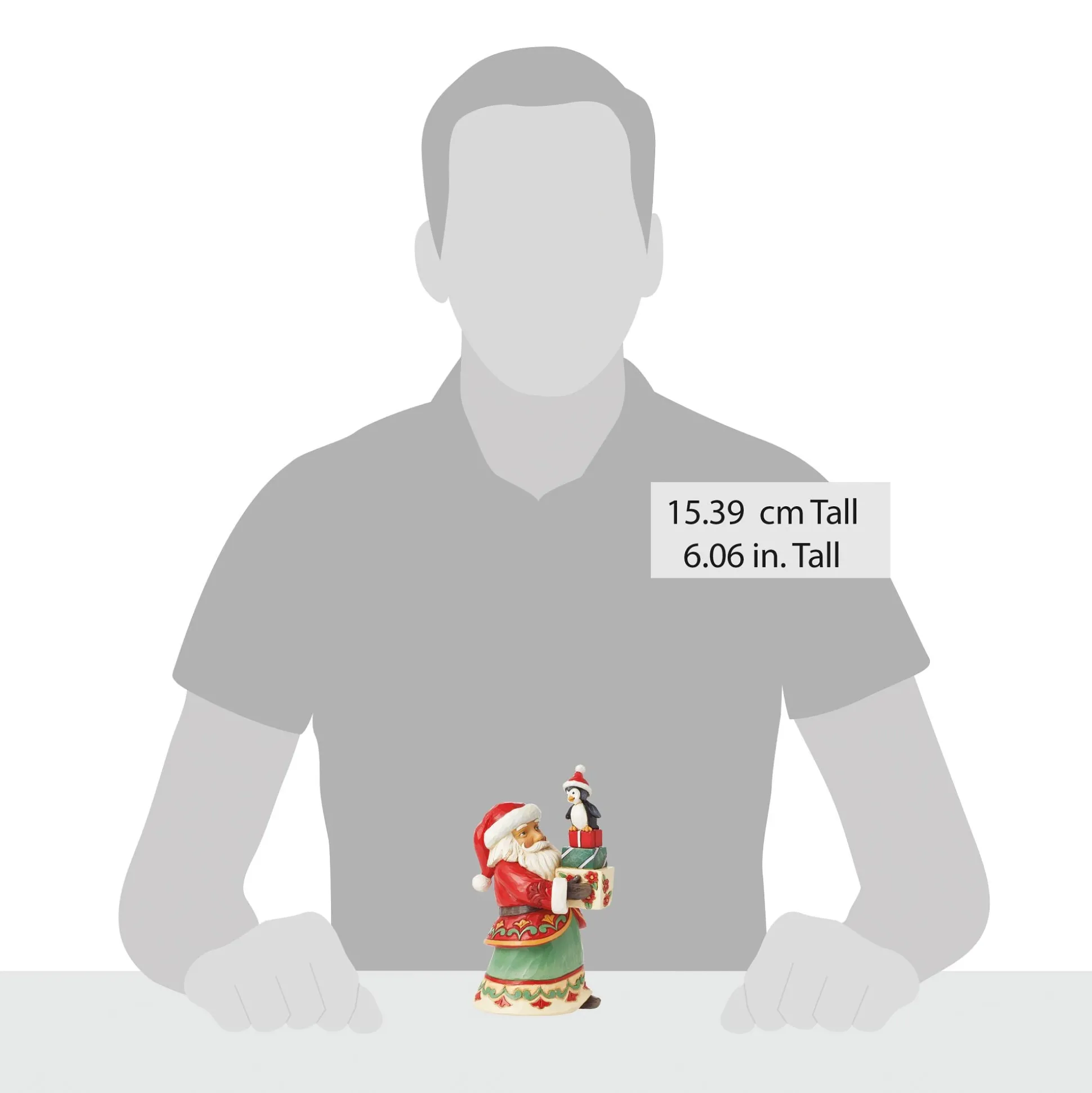 Sale Enesco Gift Pint Santa with Presents Fig