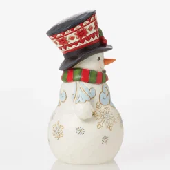 Store Enesco Gift Pint Size Snowman w/Large Hat