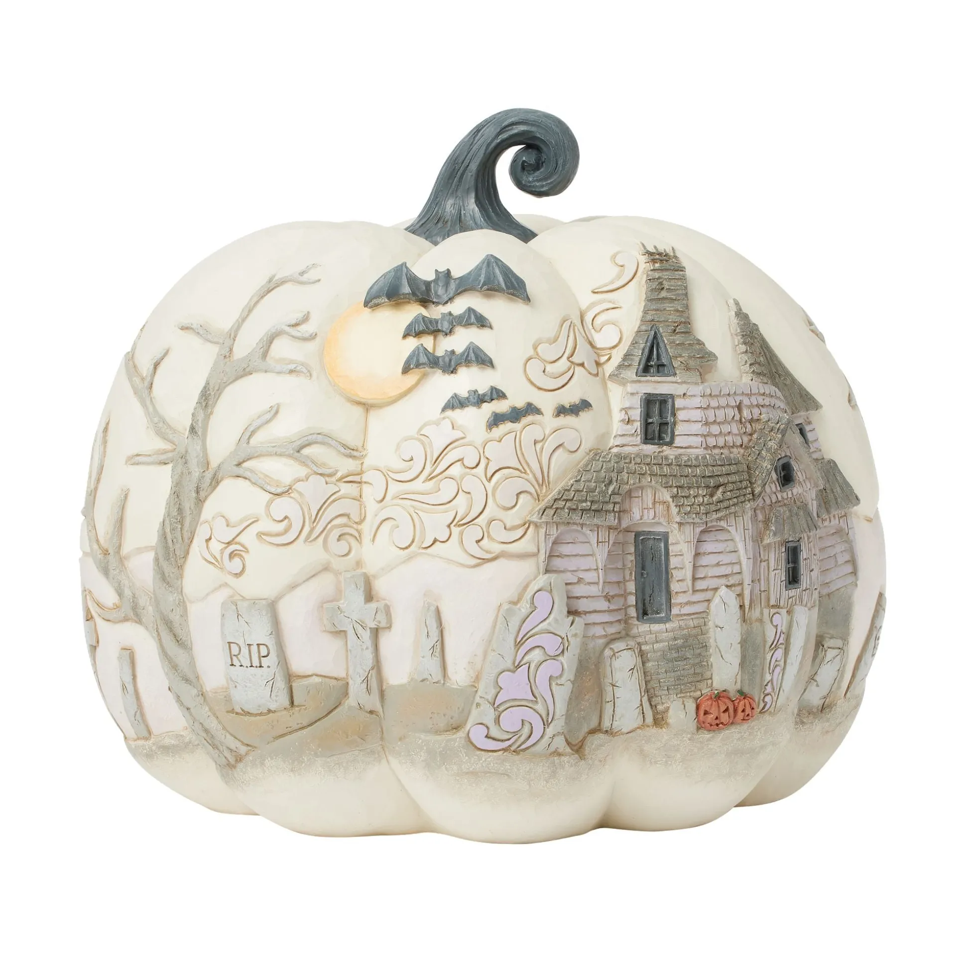 Best Enesco Gift Pumpkin with Bats Flying Fig
