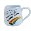 Hot Enesco Gift Rainbow Bridge Etched Mug