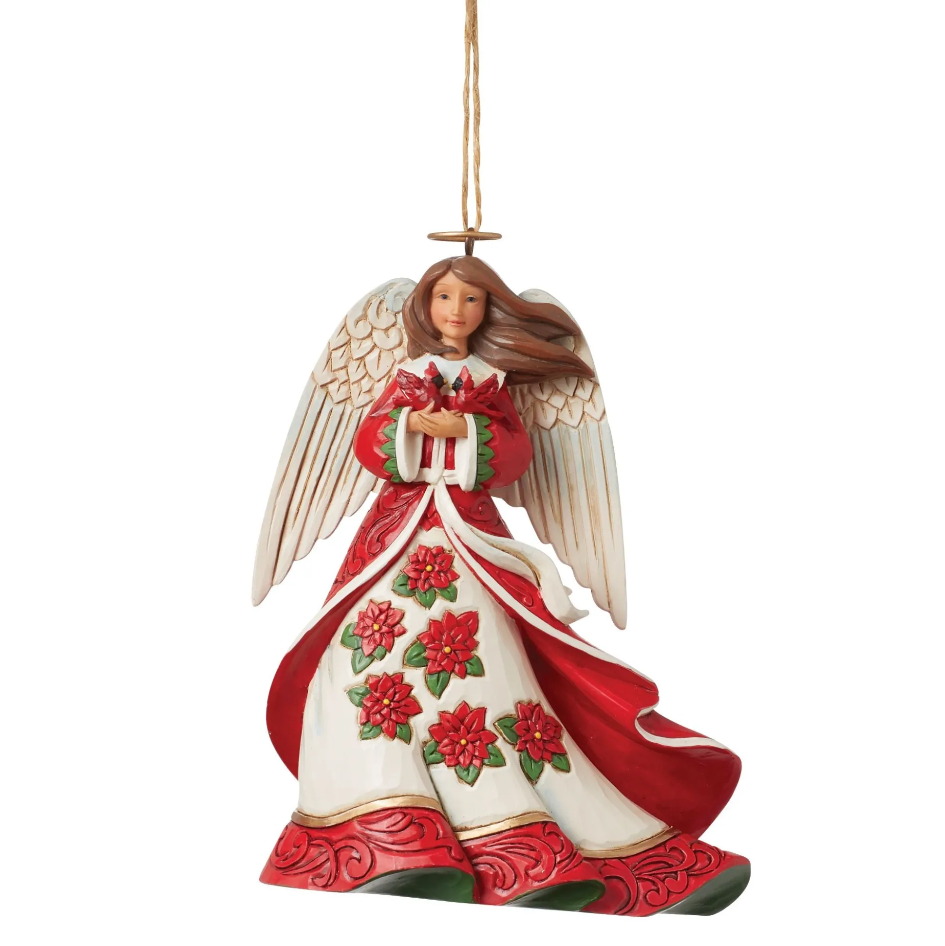 Shop Enesco Gift Red Angel with Cardinals Orn