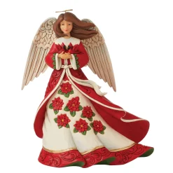 Cheap Enesco Gift Red Christmas Angel Figurine