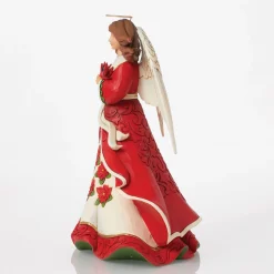 Cheap Enesco Gift Red Christmas Angel Figurine