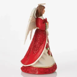 Cheap Enesco Gift Red Christmas Angel Figurine