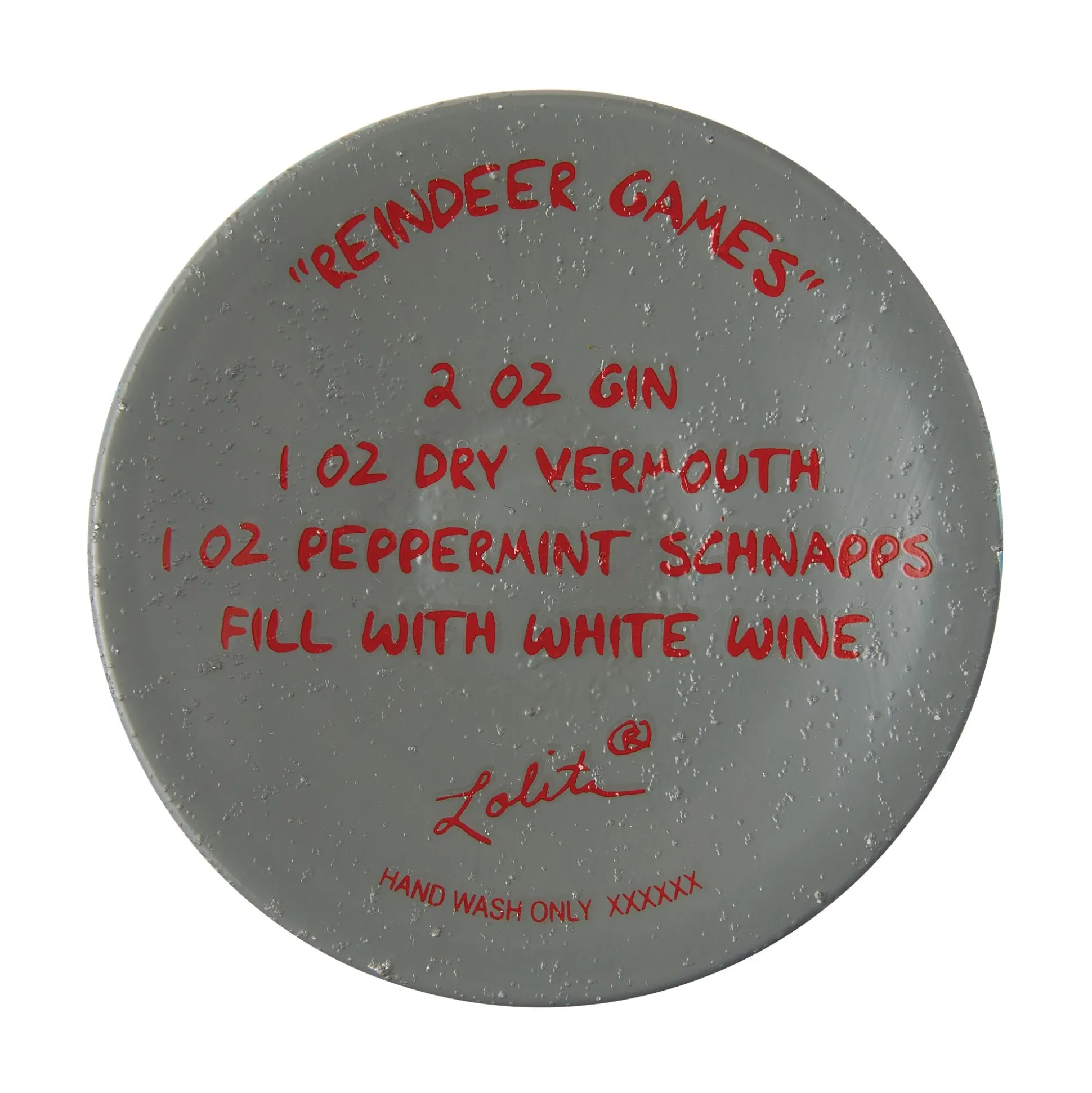 Best Enesco Gift Reindeer Games Wine Glass