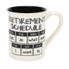 Store Enesco Gift RETIREMENT CALENDAR MUG