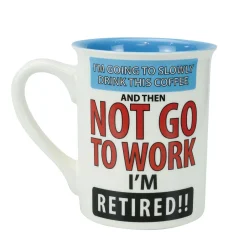 Best Sale Enesco Gift Retirement Coffee Break Mug