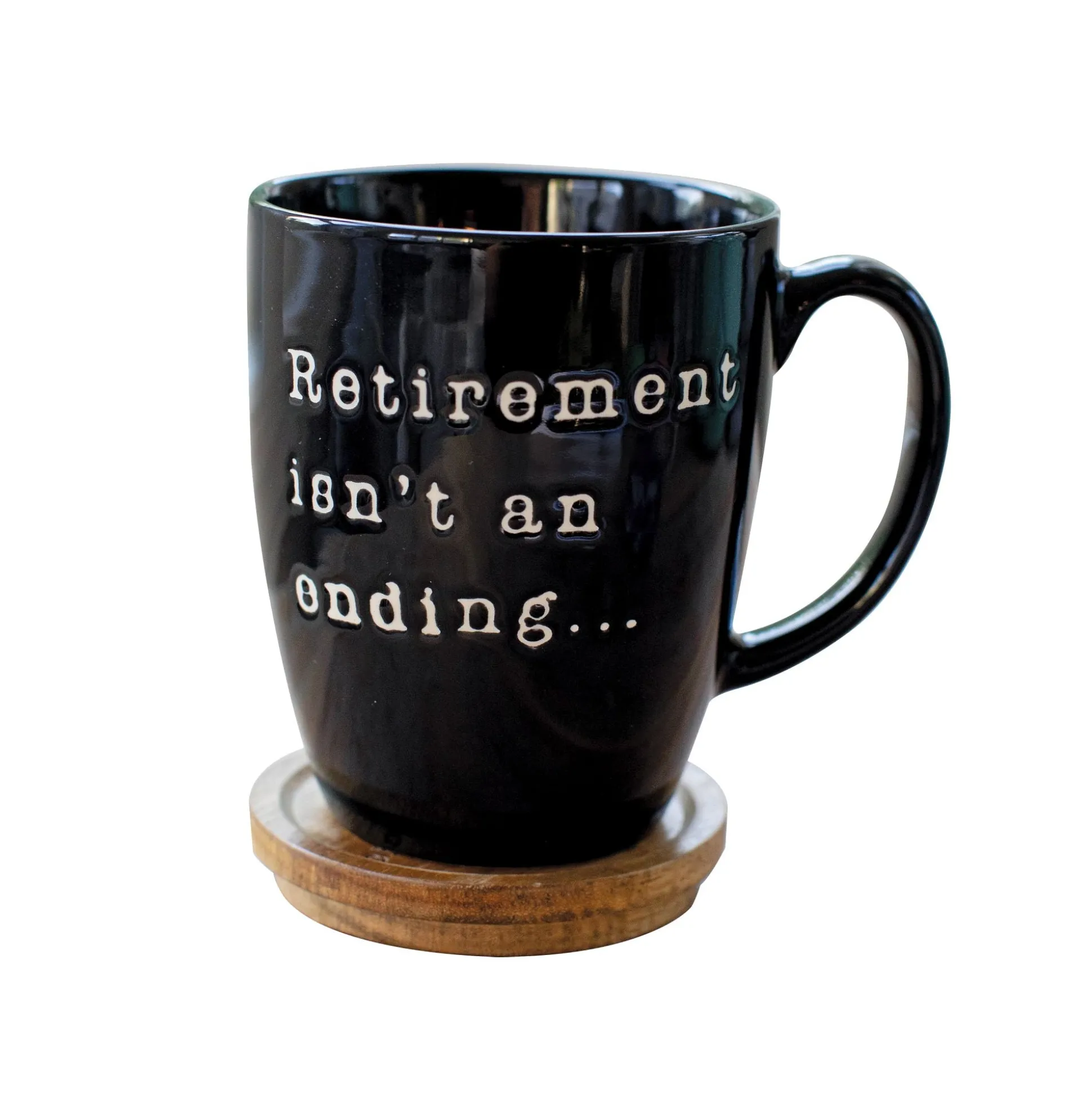 Fashion Enesco Gift Retirement Mug with Lid Set
