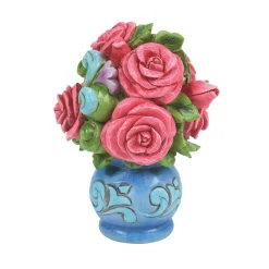 Hot Enesco Gift Rose Bouquet Mini Figurine