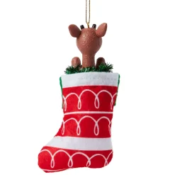 Shop Department 56 Rudolph in Stocking Ornament