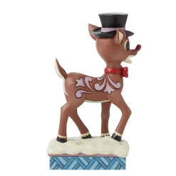 Outlet Enesco Gift Rudolph in Top Hat & Bowtie
