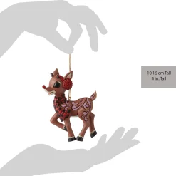 Hot Enesco Gift Rudolph with Earmuffs Ornament