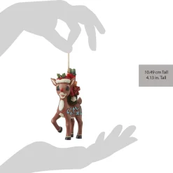 Online Enesco Gift Rudolph with Stacked Presents